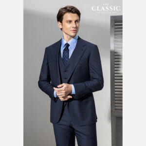 Alternative view of Bộ vest màu xanh đen