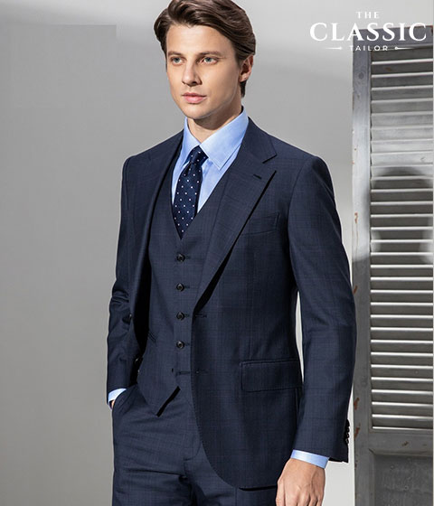 Bộ vest màu xanh đen