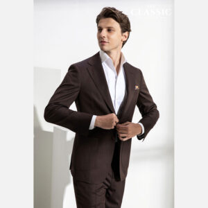 Alternative view of Bộ vest màu nâu đậm