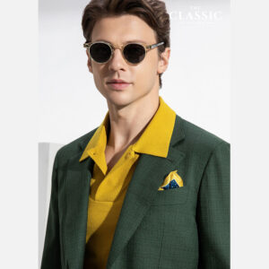 Alternative view of Bộ vest màu xanh lục